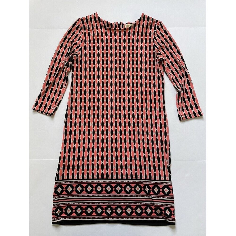 Michael Kors, geometric sheath midi dress, size 8